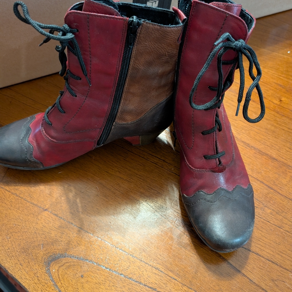 Remonte Leather Ankle Boots Size 39 - Picture 16 of 16